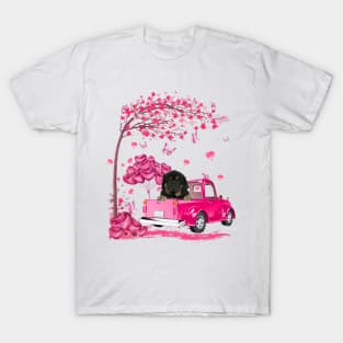 Valentine's Day Love Pickup Truck Tibetan Mastiff T-Shirt